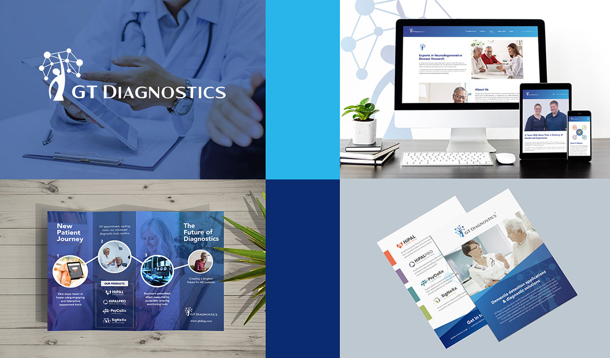 GT Diagnostics branding design