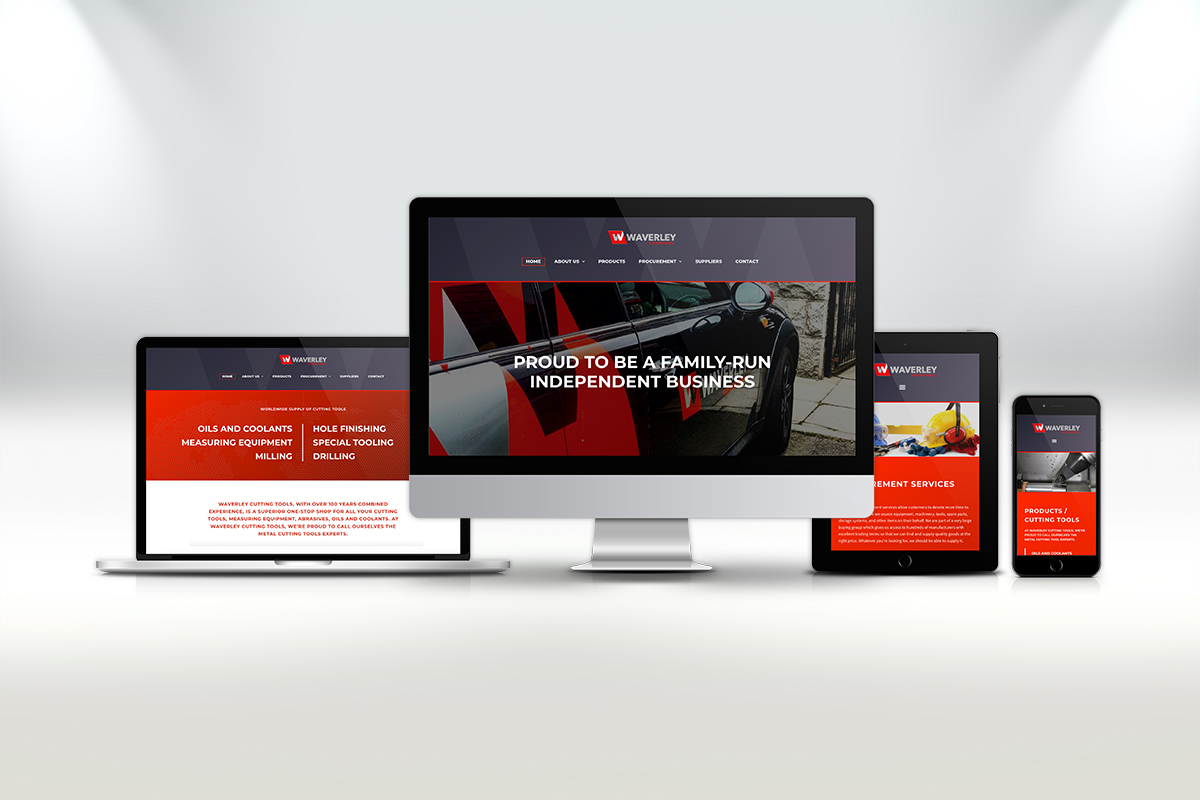 Waverley Tools responsive website design