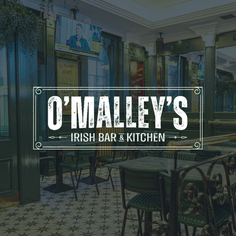 O'Malley's irish bar &kitchen logo 800